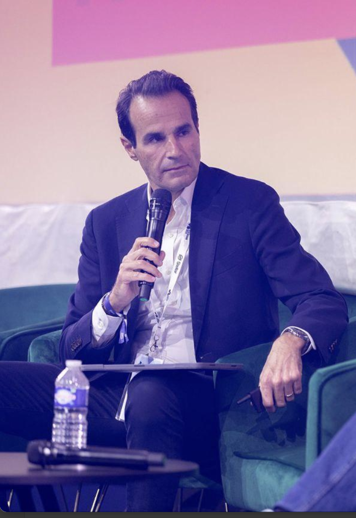 Laurent Chemla speaking at a technology and investment event